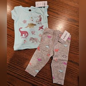 Carters girls Dinosaur outfit